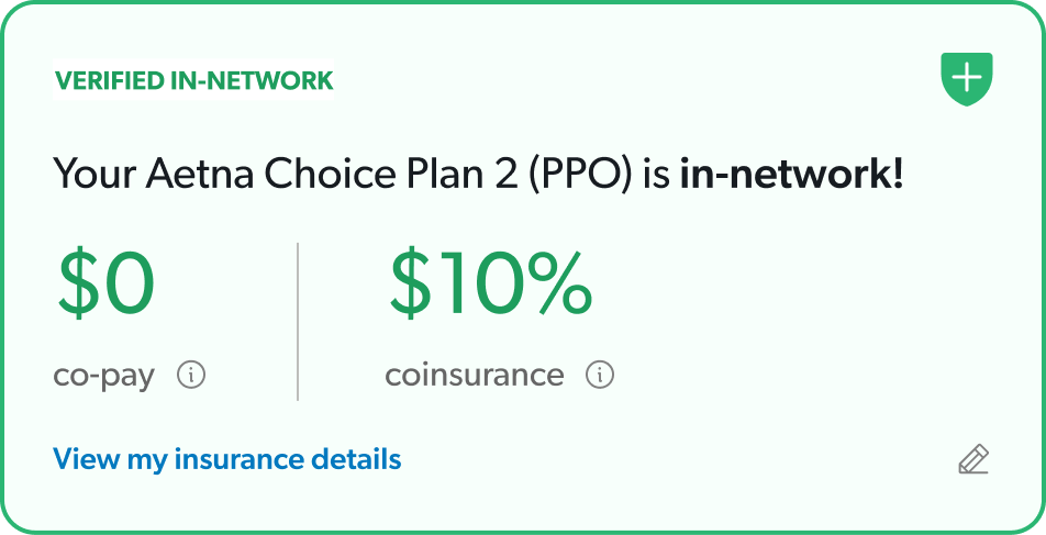 Image of UI validating someone's insurance