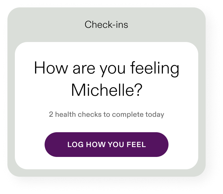 Image of check-in UI